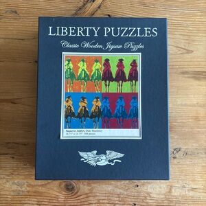 Liberty Wooden Puzzles Vaqueros Andrés Duke Beardsley 508 Pieces Cowboys